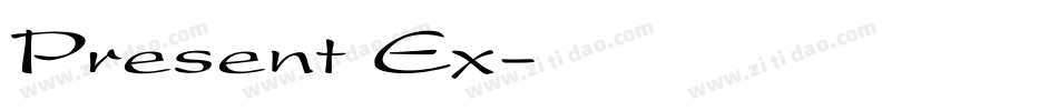 Present Ex字体转换